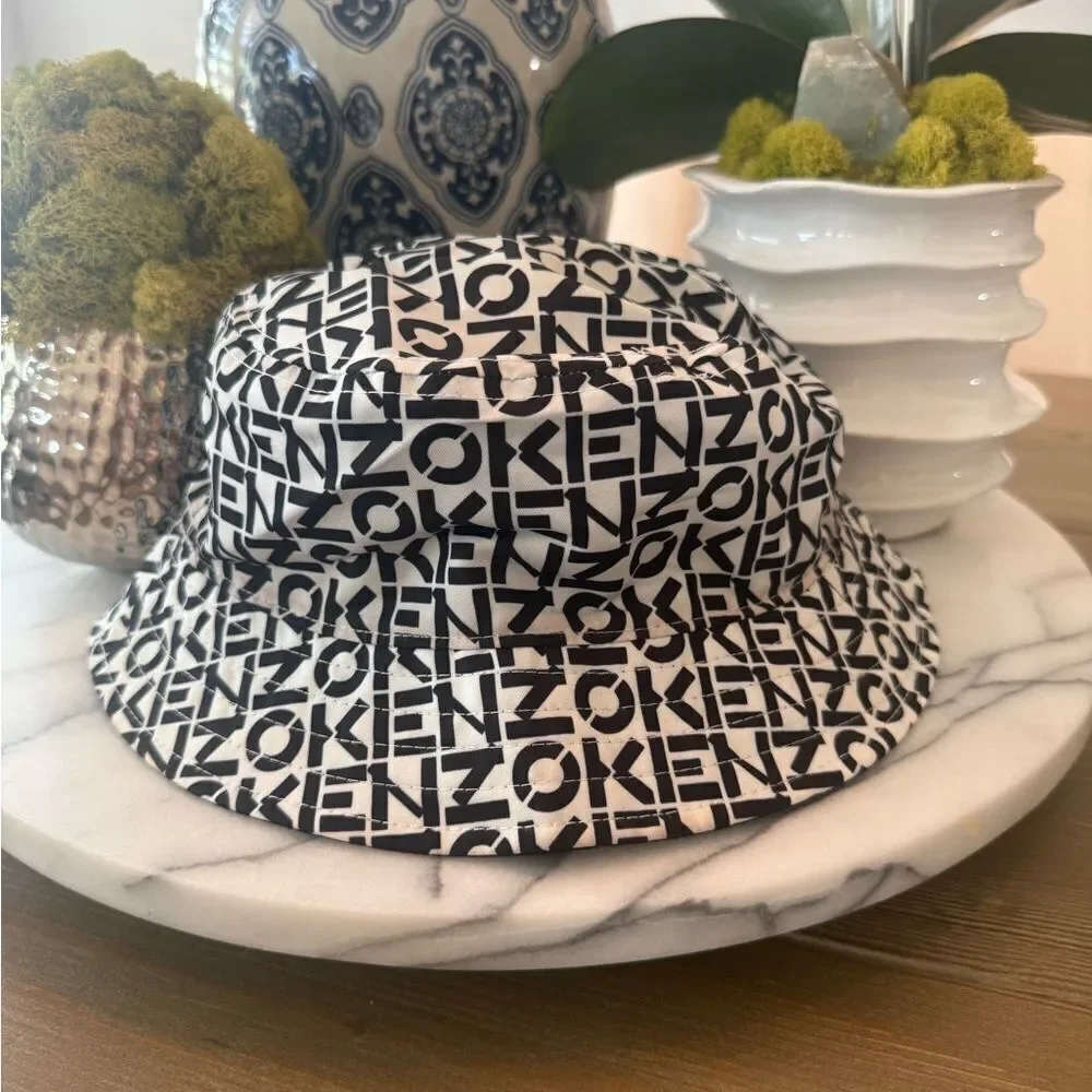 KENZO Bucket Hats Unisex Black - POIZON